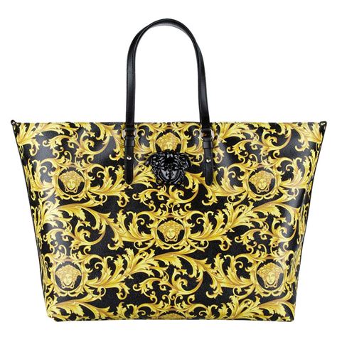 versace gold bagno|Versace black gold handbag.